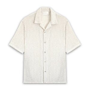 ORO Los Angeles THE S/S VICE SHIRT Short Sleeve open knit Resort Wear